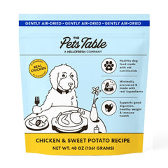 The Pets Table poulet et patate douce – nourriture pour chien air-seche, savoureuse et équilibrée.