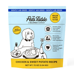 The Pets Table Saumon et Poisson Blanc Potiron, emballage prêt à l’emploi pour chiens