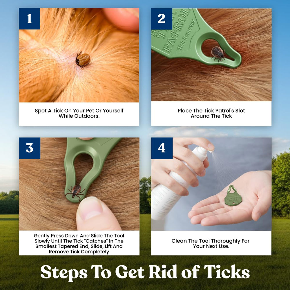 The Tick Patrol outil d’extraction tique durable et robuste pour aventures outdoors