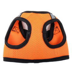 The Worthy Dog maille confort harnais orange pour chiens moyens