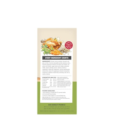 The Honest Kitchen Wholemade avoine biologique et banane pour nutrition naturelle.