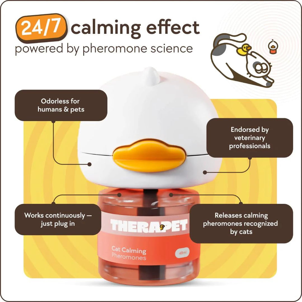 TherapetMD diffuseur-chat-compatibilite image démontrant l’usage