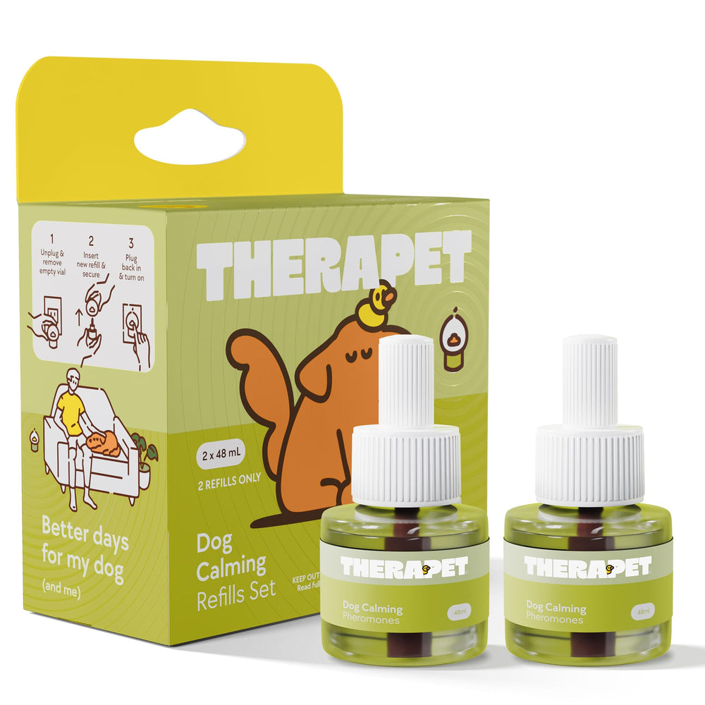 Recharge TheraPetMD pour diffuseur chien apaisant sur 60 jours.