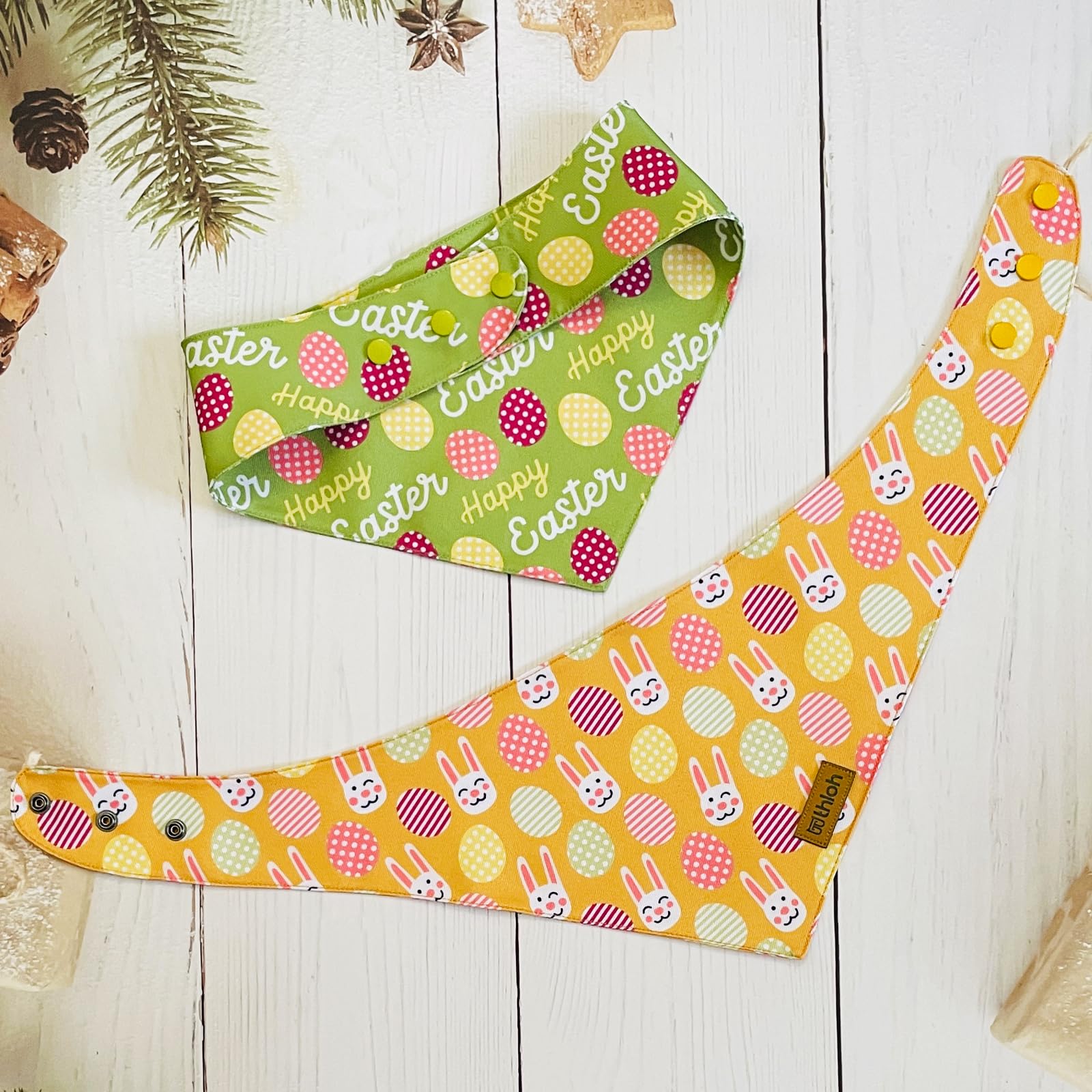 THLOH bandana taille ajustable – parfait pour les chiens moyens et grands.