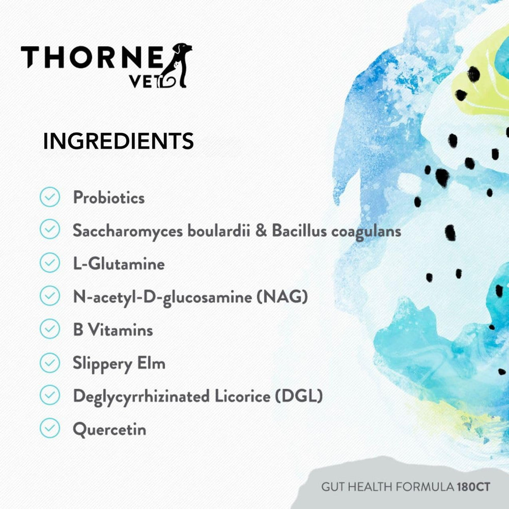 ThorneVET Formule Santé Intestinale pour chat: utilisation dans la nourriture, soutien digestif