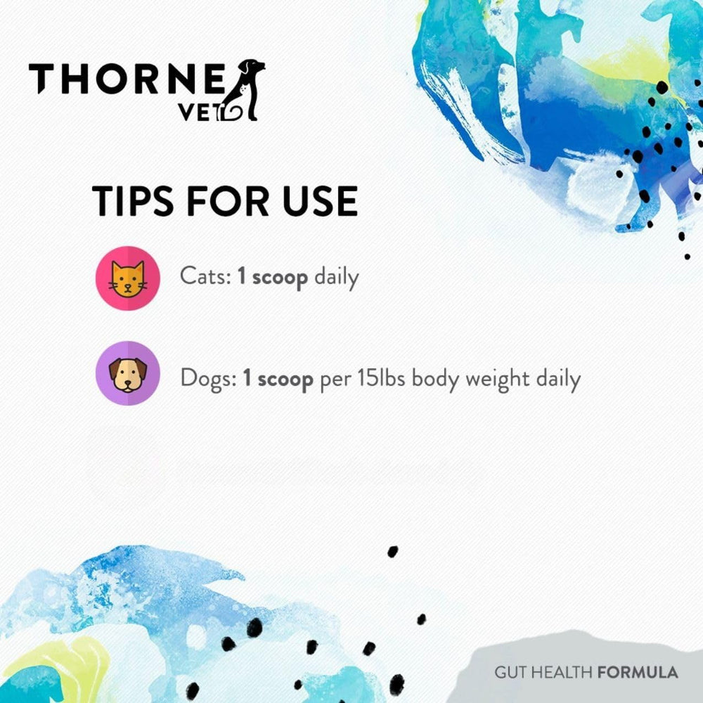 ThorneVET Formule Santé Intestinale pour cheval: utilisation en nourriture, soutien intestinal