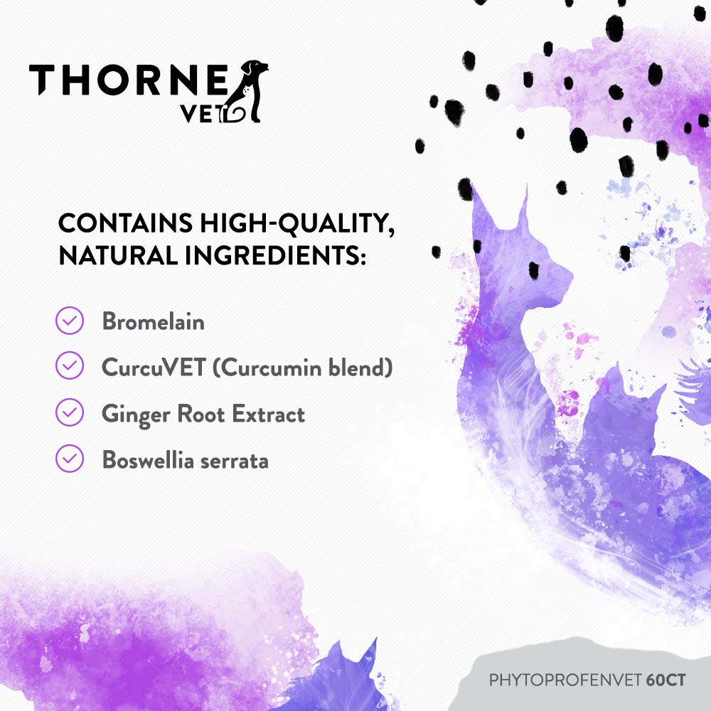 ThorneVET PhytoprofenVET dosage quotidien facile pour animaux actifs.