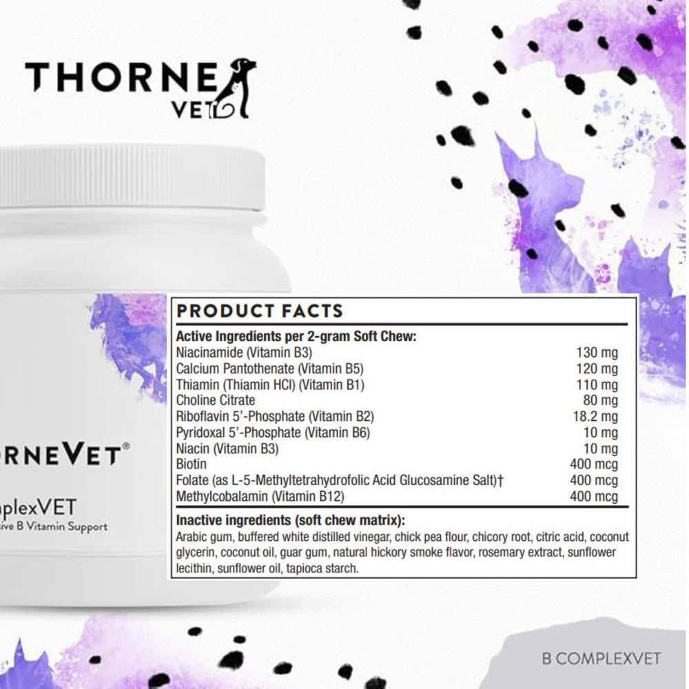 Soutien potentiel a energie-cellulaire avec ThorneVET B ComplexVET