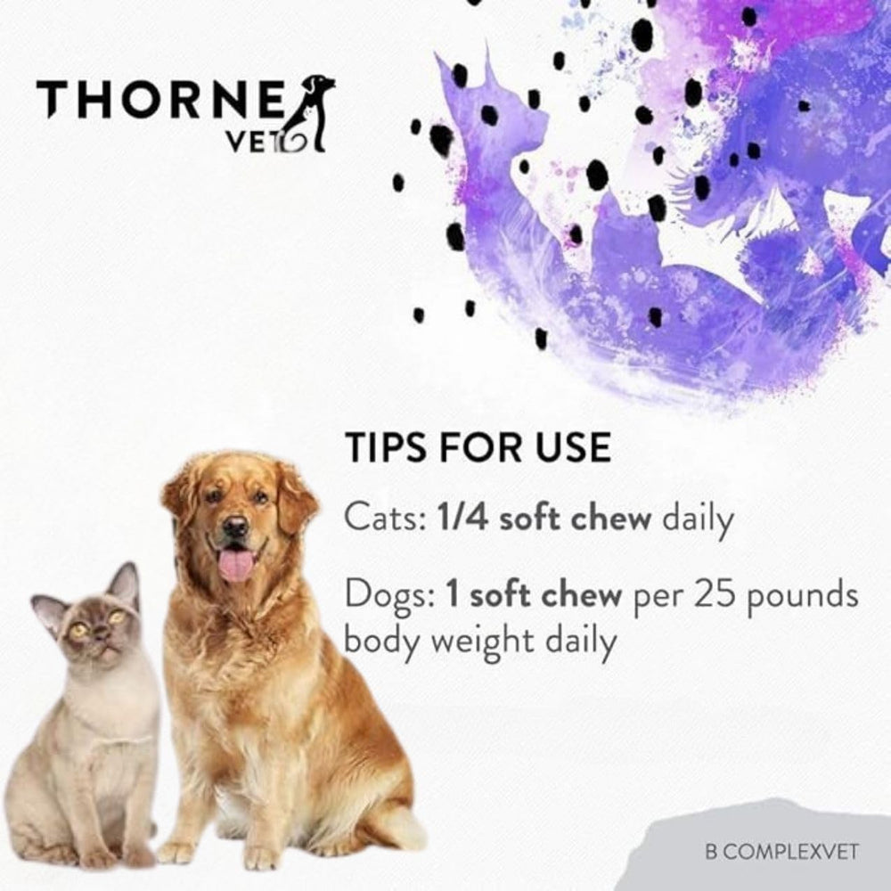 Utilisation pratique pour chiens et chats avec ThorneVET B ComplexVET