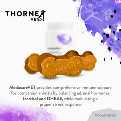 ThorneVet ModucareVET ingrédients naturels soutenant l’immunité et l’équilibre.