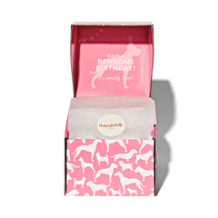 Thoughtfully gateau creux chien rose, texture croquante et agréable.