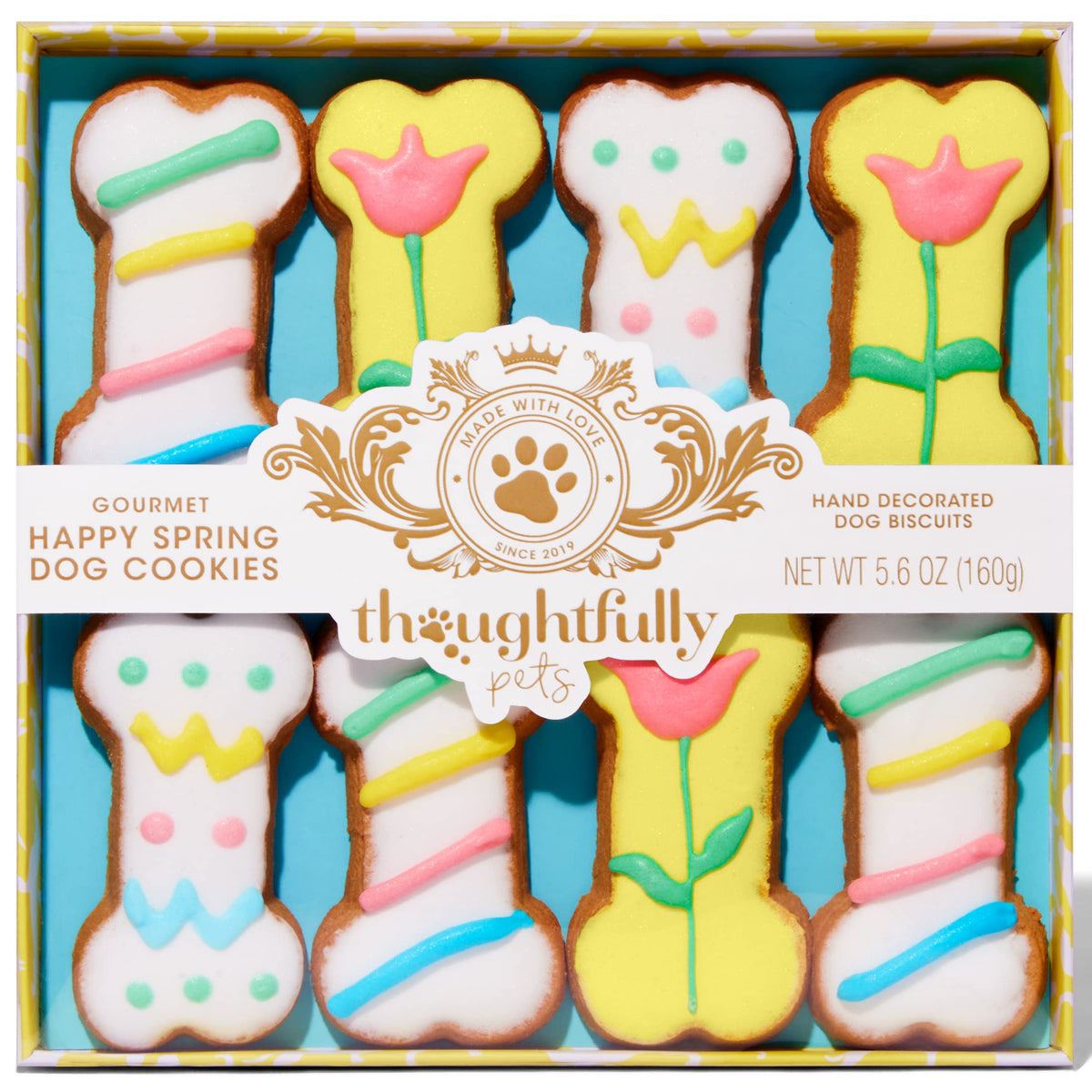 Thoughtfully Pets biscuits en forme d'os au beurre d'arachide, parfait pour l'entraînement.