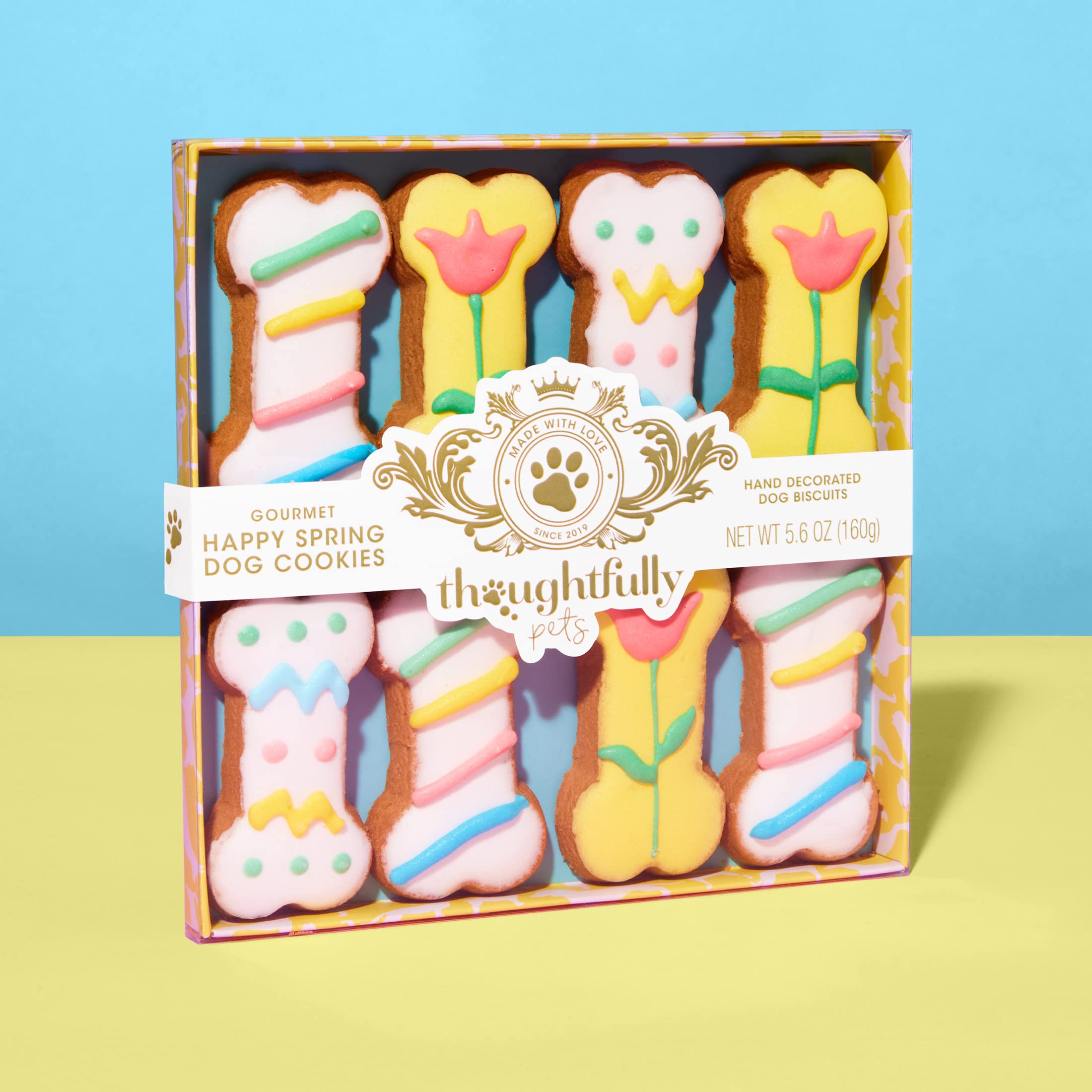 Thoughtfully Pets biscuits croquants, ingrédients de qualité alimentaire, dégustation agréable.