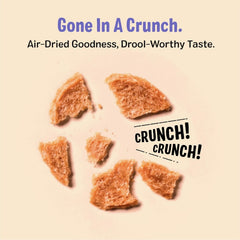 Three Dog Bakery Bark'n Crunch! arôme poulet croquant qui attire l'appétit du chien.