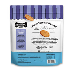Chips de poulet Bark'N Crunch! sans céréales – snack protéiné pour chien