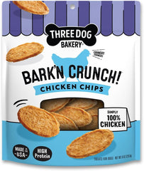 Friandise Bark'N Crunch au poulet 100 % : croquettes croustillantes pour récompenses.