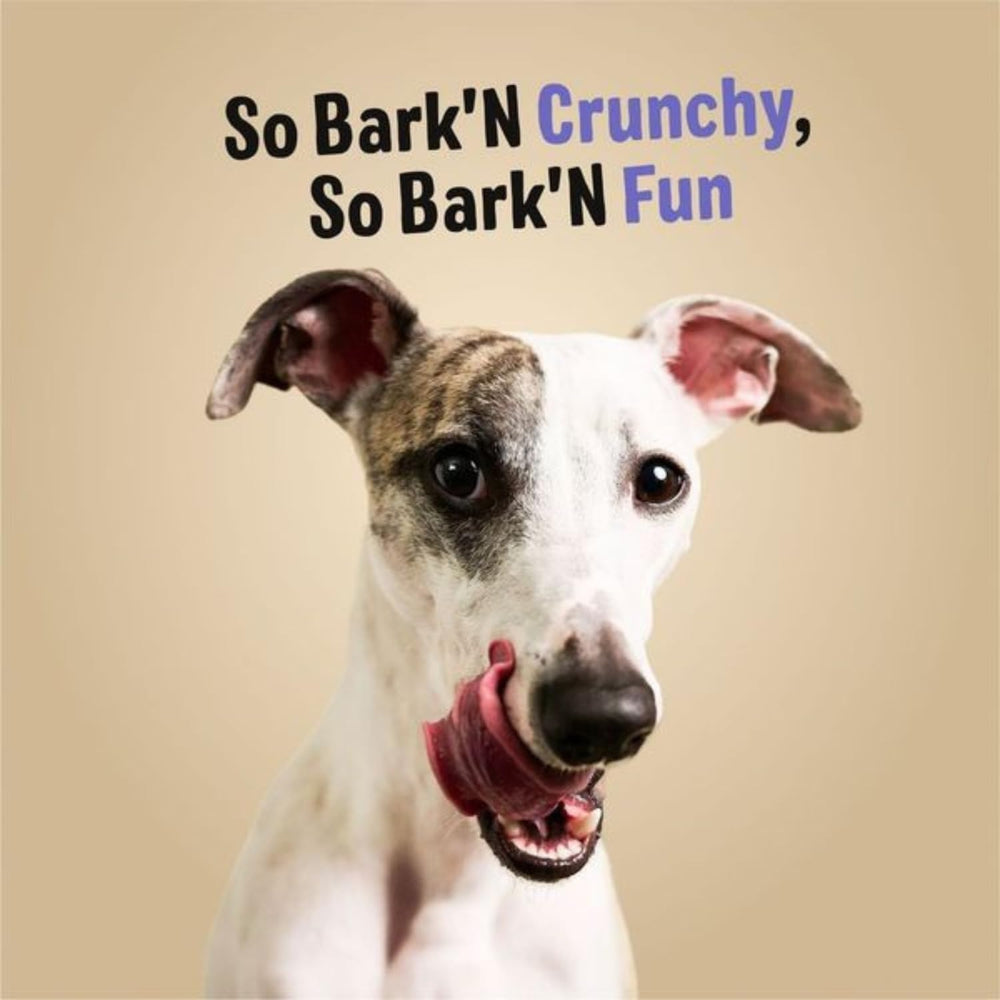 Texture croquante Bark'N Crunch: faciles à casser pour doser.