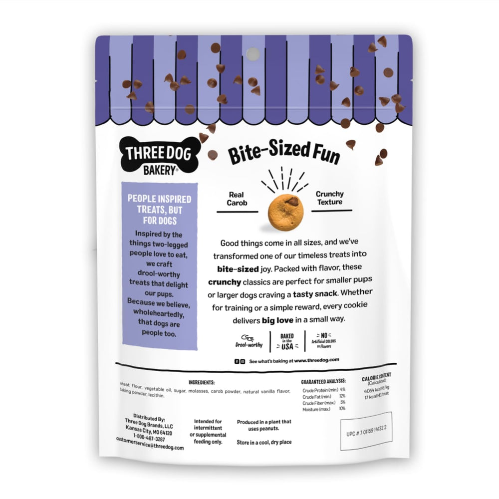 Three Dog Bakery biscuits vanille-arome: douceur naturelle pour l’entraînement quotidien.