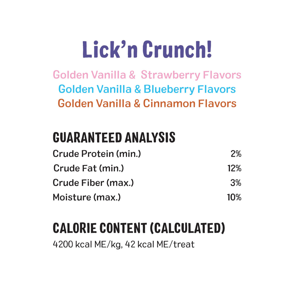 Three Dog Bakery Lick’n Crunch : fabriqué aux États‑Unis, qualité et traçabilité.