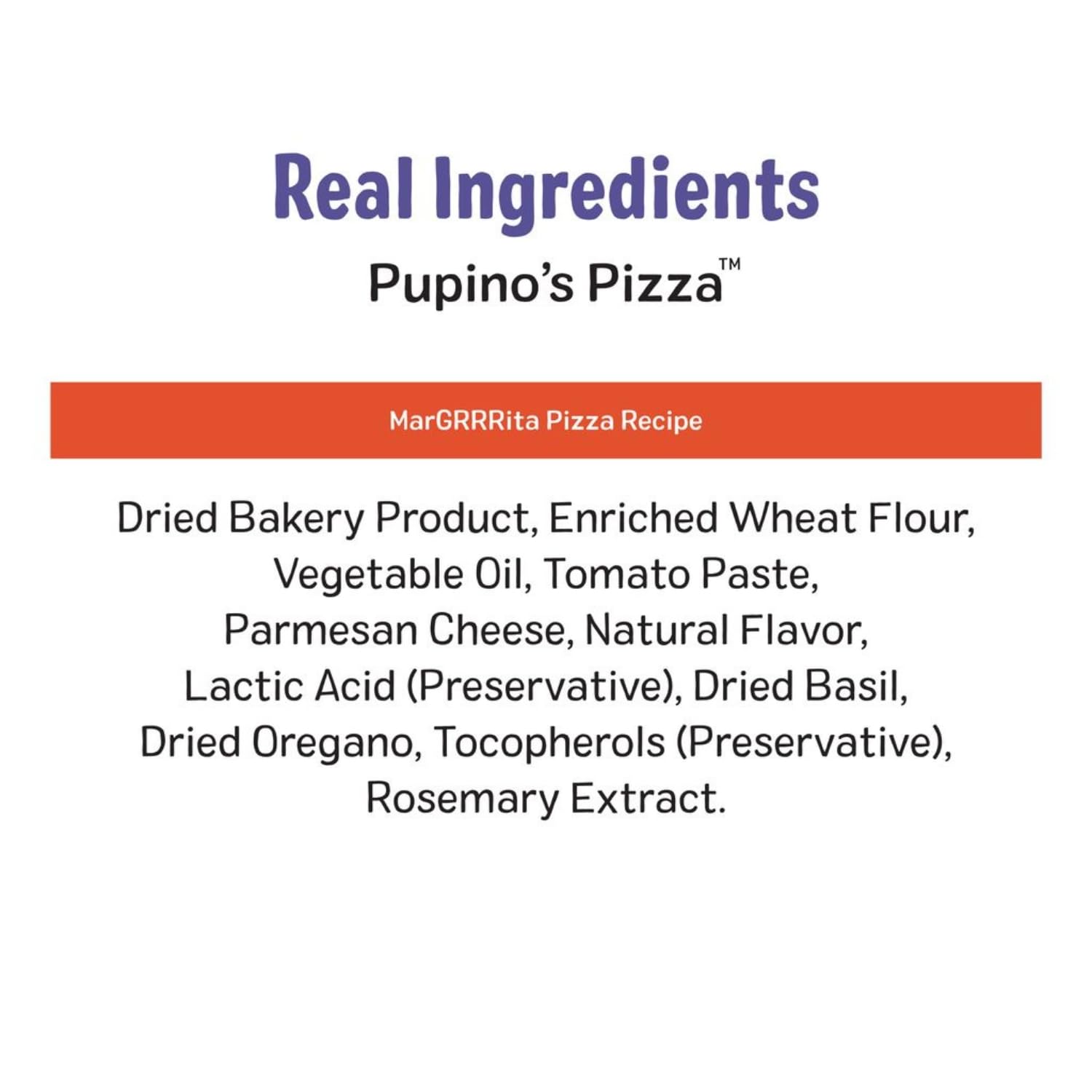 Three Dog Bakery Pupino’s Pizza Cookies fromage parmesan apporte une saveur riche.