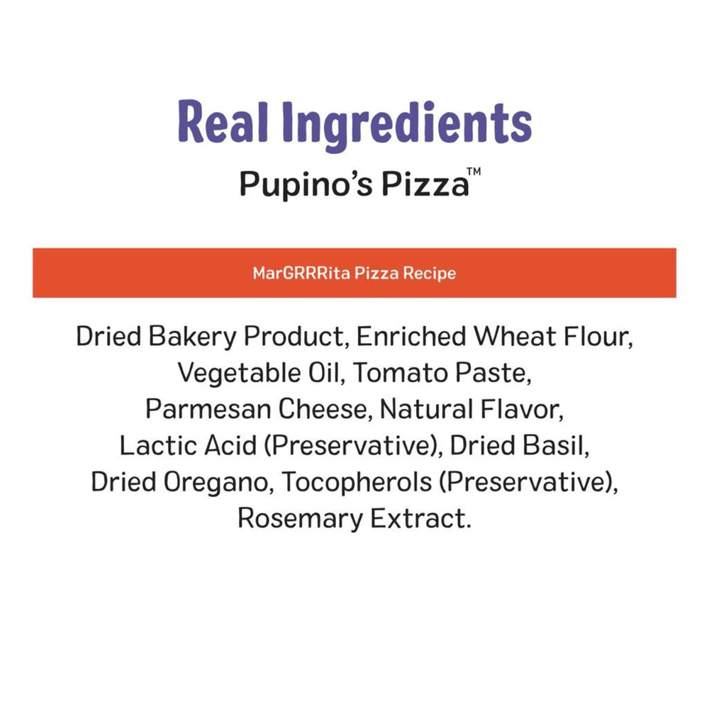 Three Dog Bakery Pupino’s Pizza Cookies fromage parmesan apporte une saveur riche.