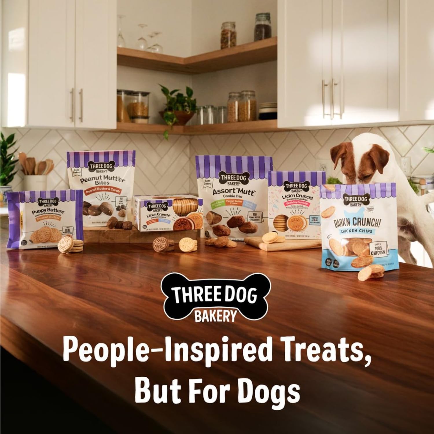 Three Dog Bakery Pupino’s Pizza Cookies partage facile, parfait pour récompenser lors du jeu.