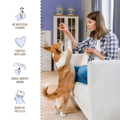 Idéal pour foyers multi-chiens, les os Itty Bitty Bones facilitent le dressage.
