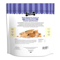 Three Dog Bakery saveurs avoine pomme cacahuète vanille cannelle attrayantes