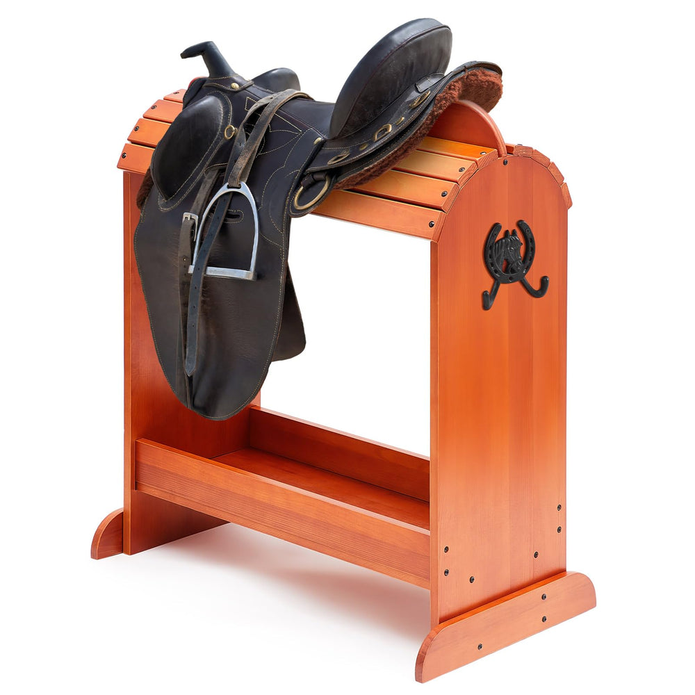 Threehoney étagère-rangement selle et accessoires — espace supplémentaire pour bottes et brosses.