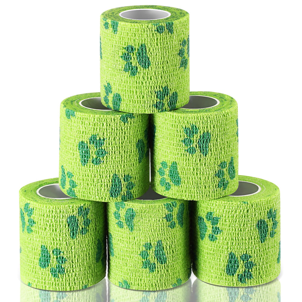 Threlaco bandage anti-mâchage pour chien vert, confort et sécurité.
