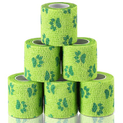 Threlaco bandage anti-mâchage pour chien vert, confort et sécurité.