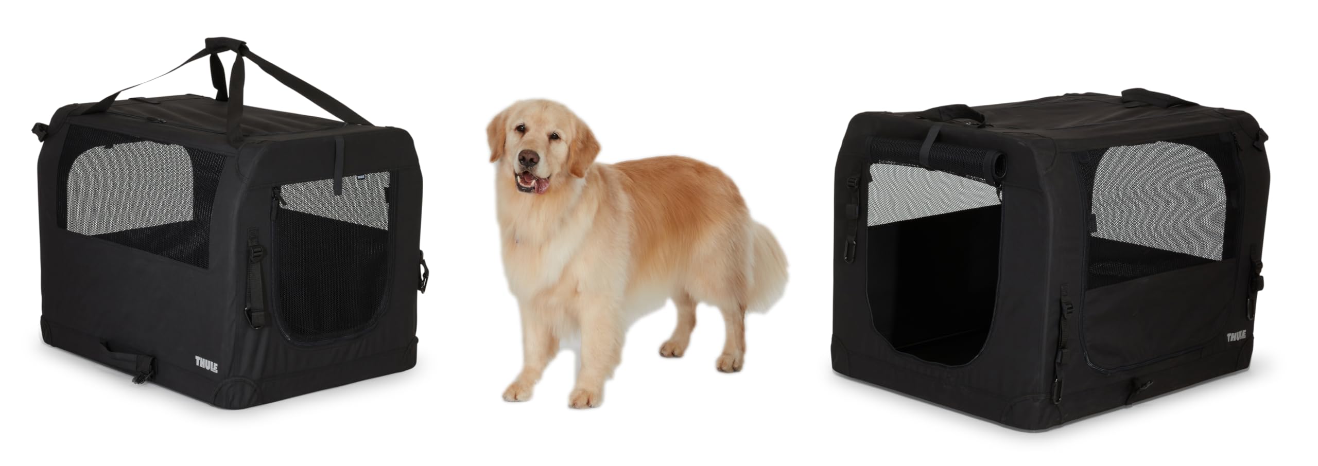 Le chenil Thule se replie rapidement pour rangement et gain de place