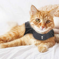 Matière douce et extensible adaptée au mouvement du chat.