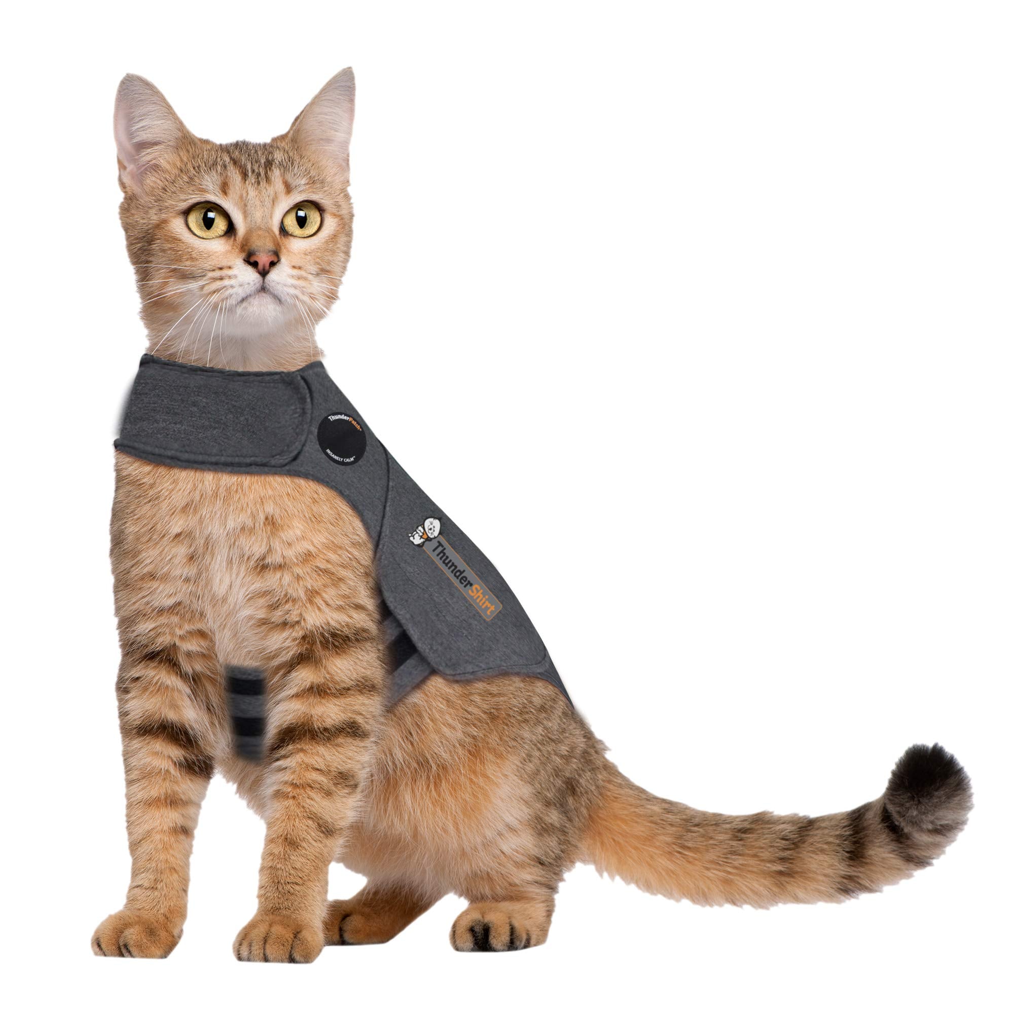 Thundershirt Classic Chat — vue face: confort doux pour le chat