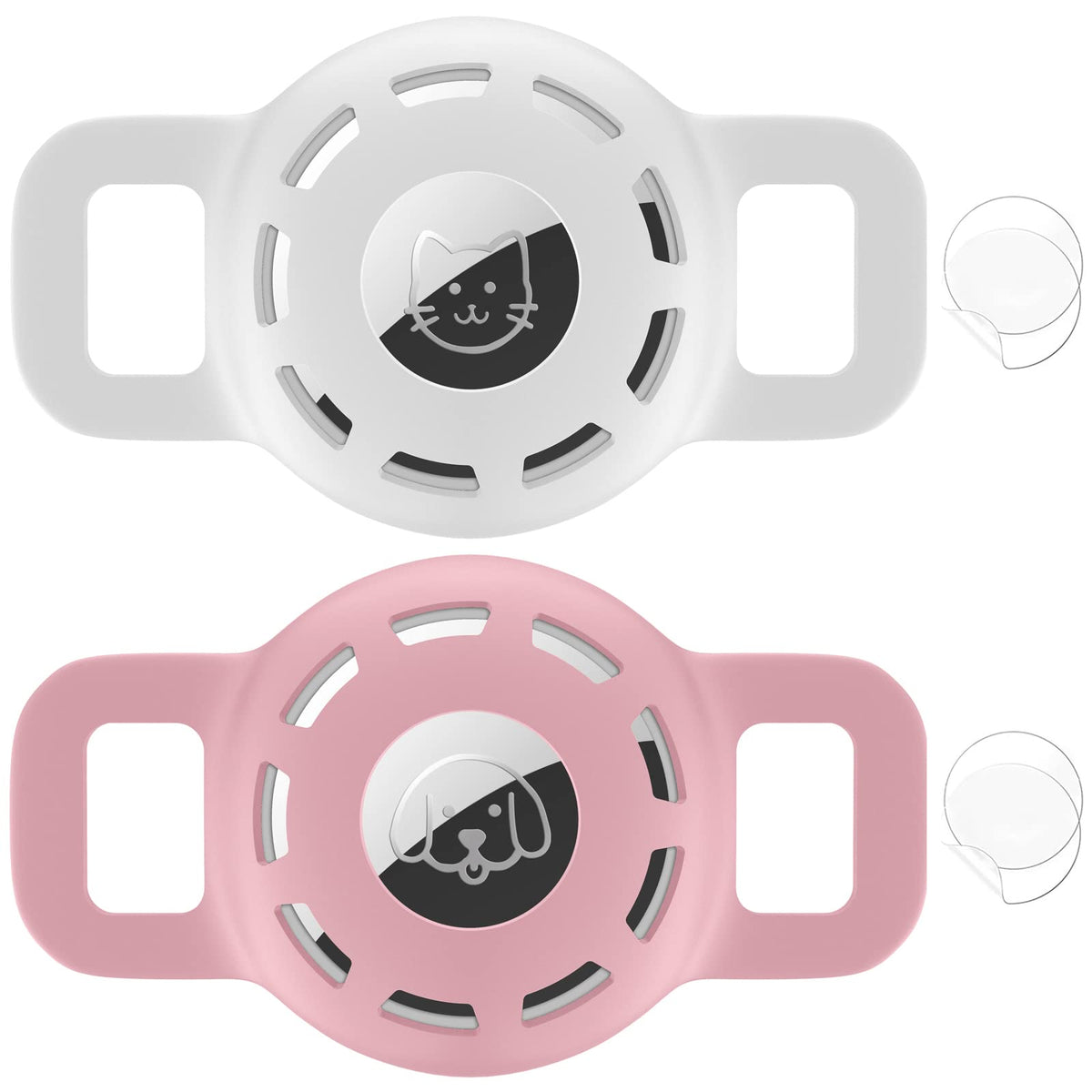 THXSBUDDY étui AirTag sur collier chat assure une sécurité discrète.
