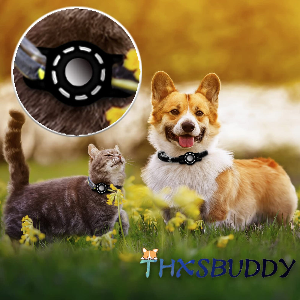 THXSBUDDY: étui AirTag chat collier, accès rapide