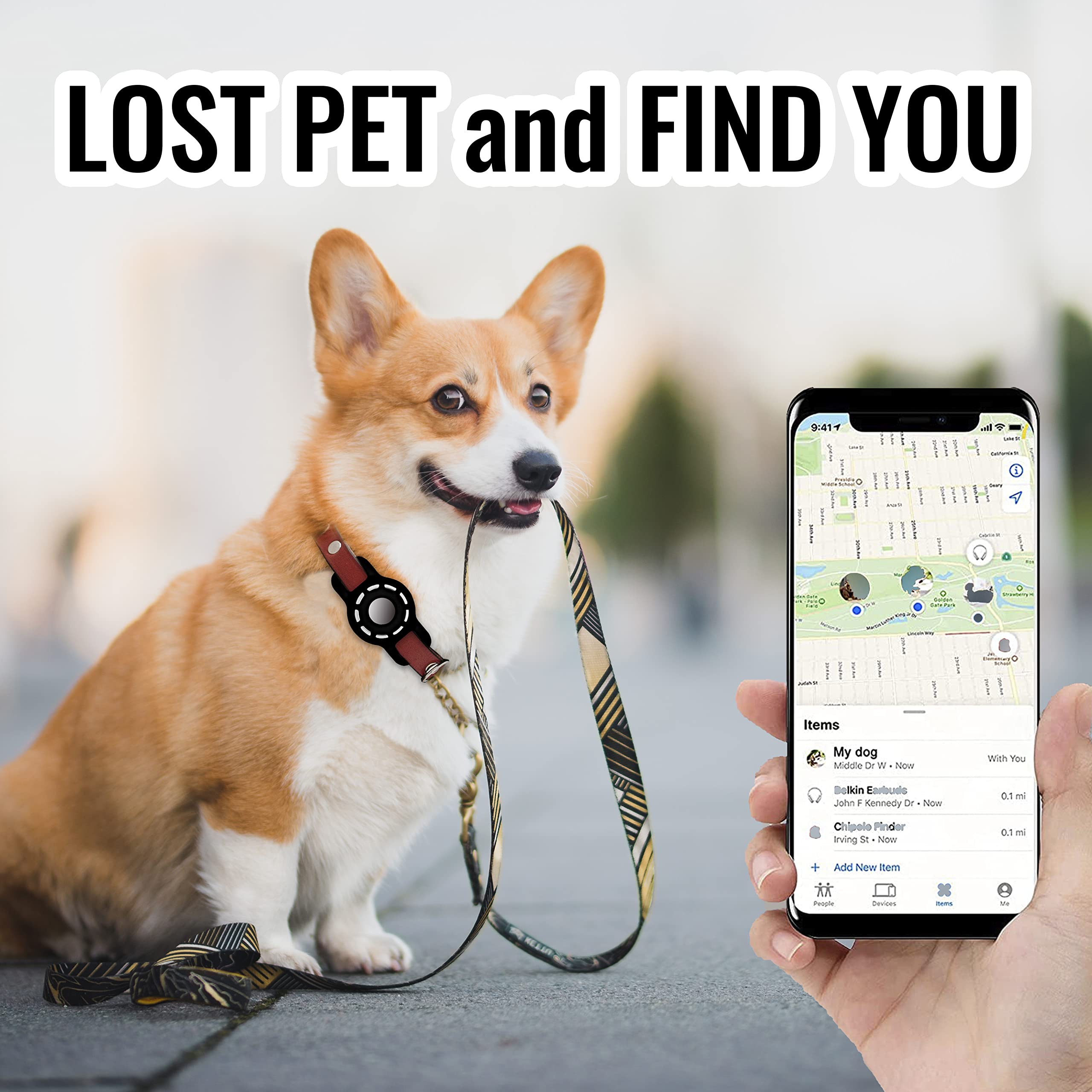 THXSBUDDY: étui AirTag petit chien collier, installation facile