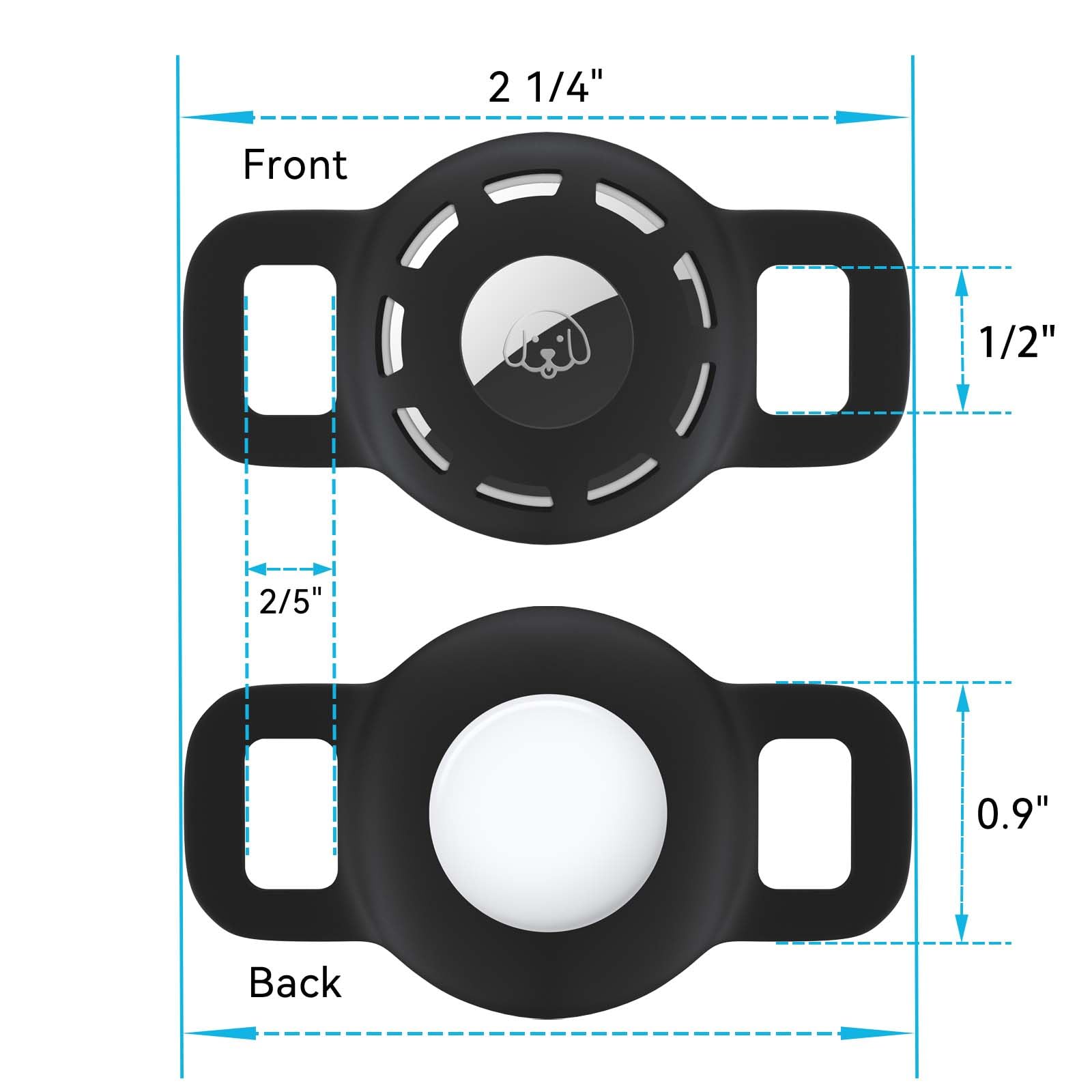 THXSBUDDY: protecteur AirTag collier chat, protection contre chocs