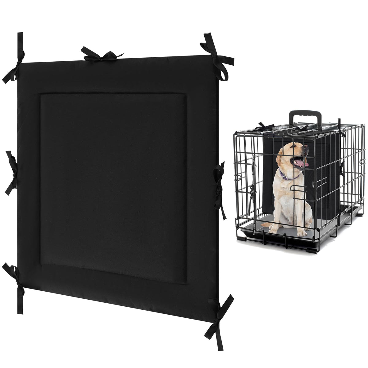 Thyle paroi diviseur pour caisse chien 24x22 pouces, adaptée à une caisse de 36 pouces.