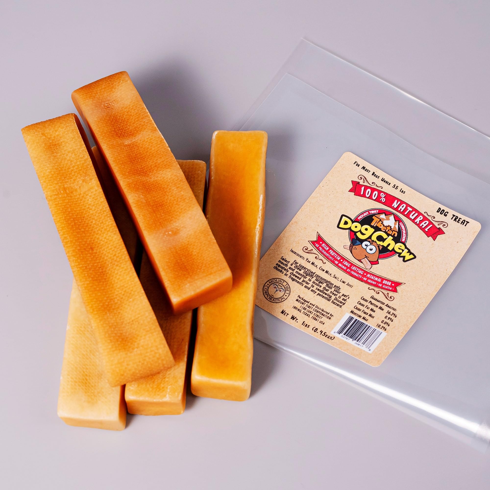 Tibetan Dog Chew bâton fromage yak anti-ennui lors des jeux