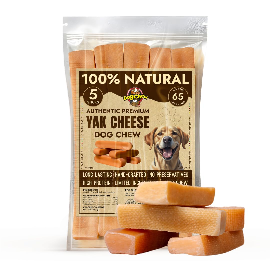 Tibetan Dog Chew bâton fromage yak longue durée pour grands chiens