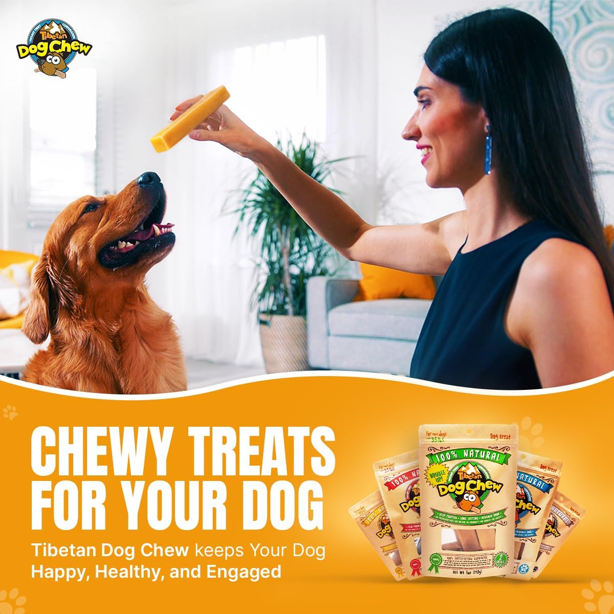 Tibetan Dog Chew fabrique-aux-etats-unis – produit élaboré et emballé aux États‑Unis.