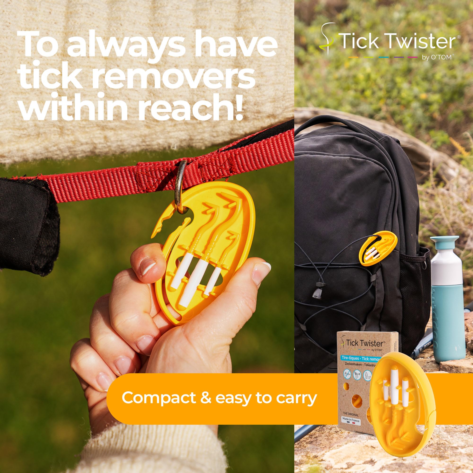 Tick Twister – couleurs vives pour une manipulation plus agréable