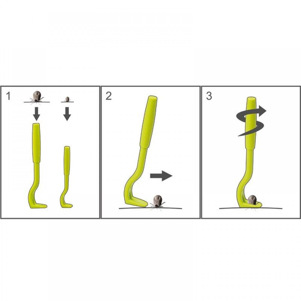 Tick Twister étui porte-clés – outil pratique à portée de main.