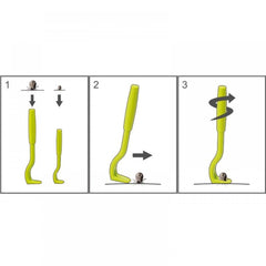 Tick Twister étui porte-clés – outil pratique à portée de main.
