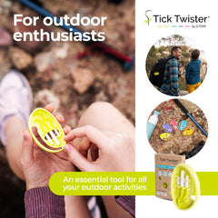 Tick Twister: utilisation facile pour un retrait précis.