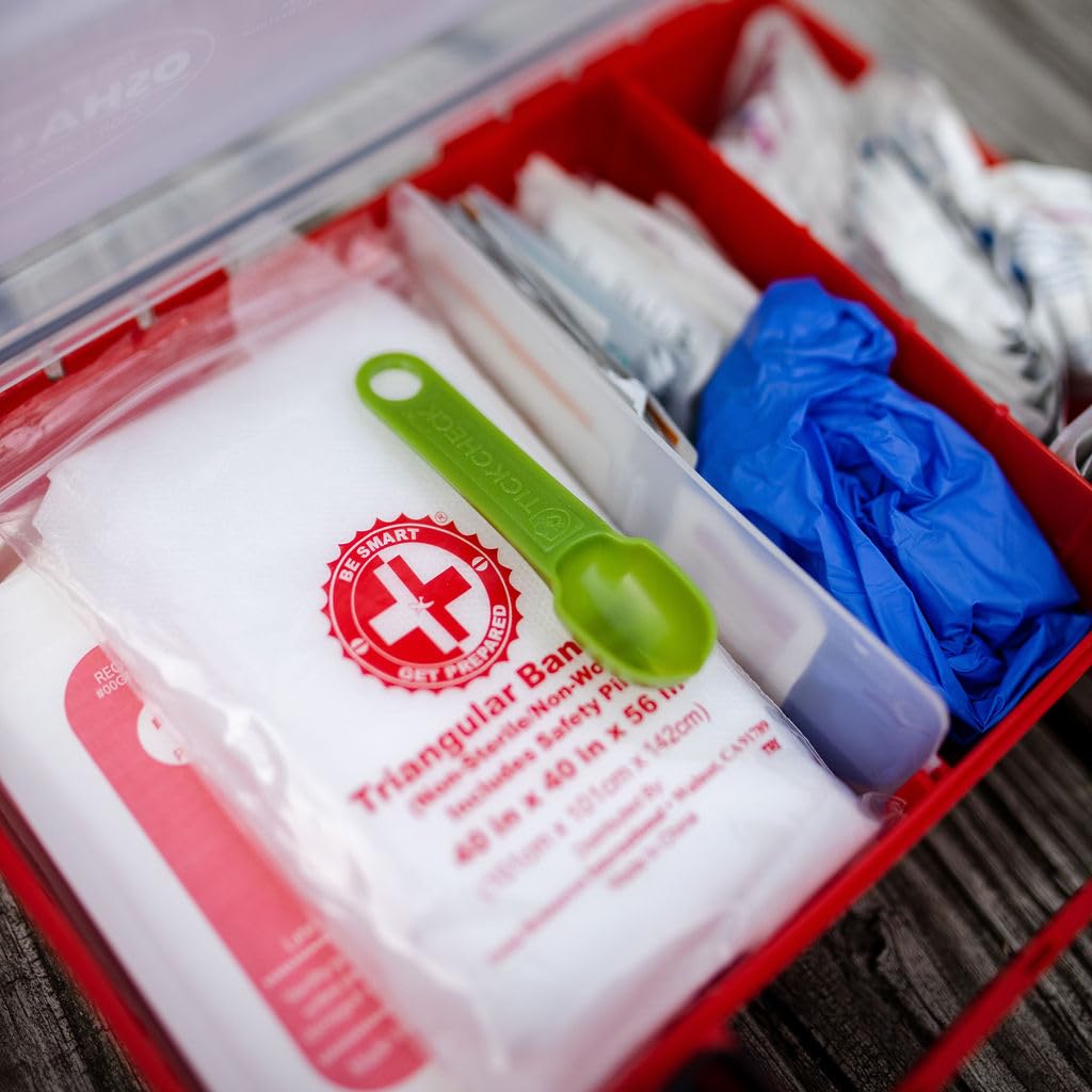 Set TickCheck pratique pour kits de premiers secours en extérieur.