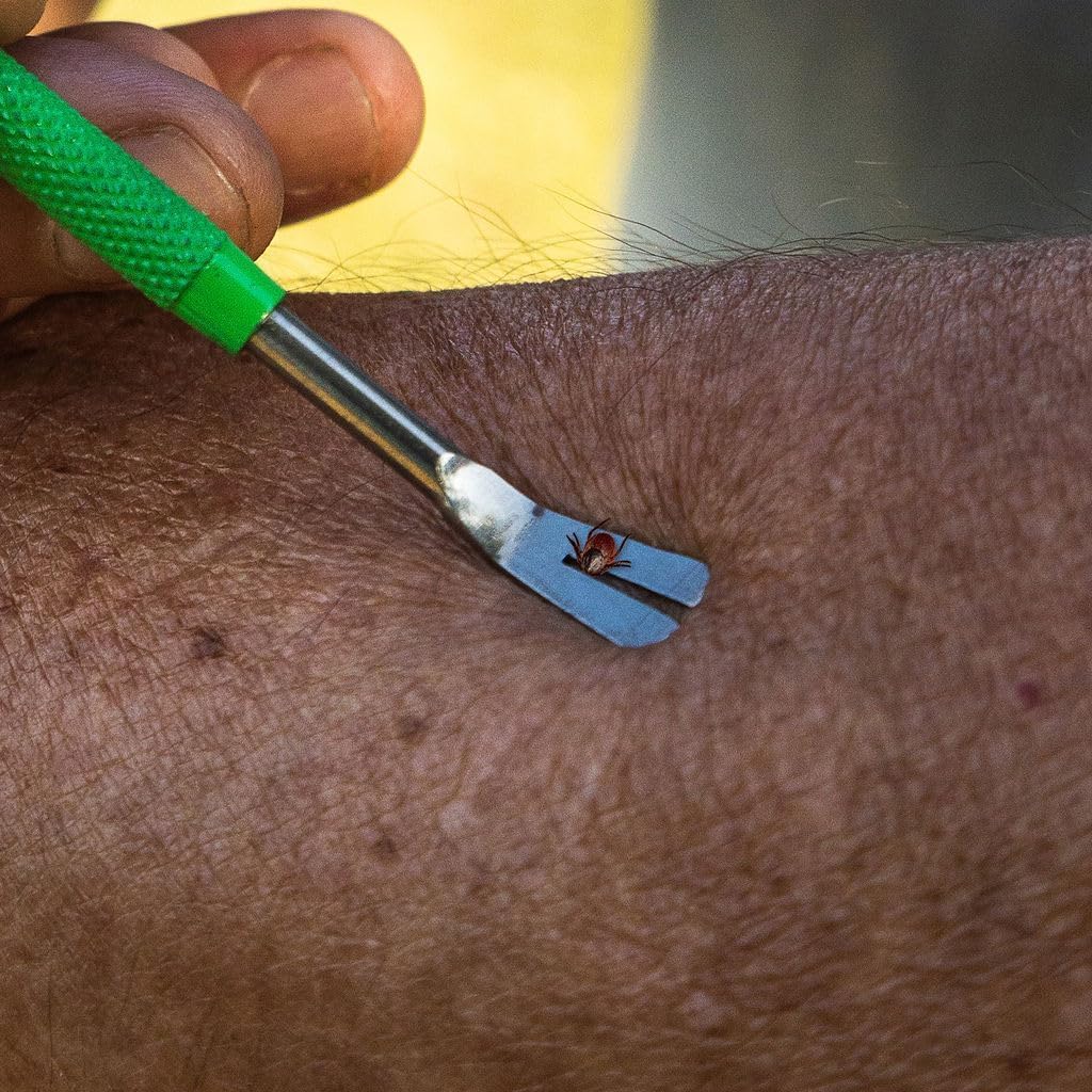 TickCheck utilisation en plein air, kit idéal pour les sorties nature.