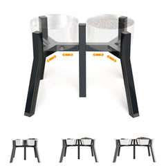 TIDANT: support-bol-chien-hauteur-ajustable, confort de repas.