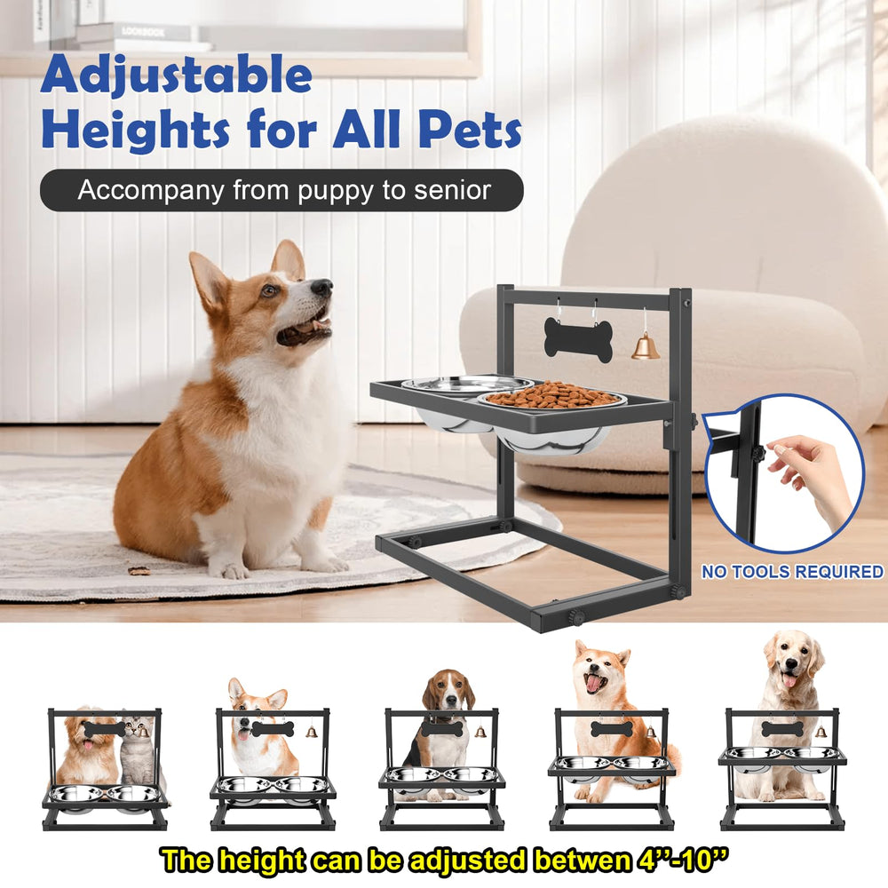 TIDANT support bol eleve stable et durable pour chiens robustes.